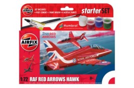 Airfix 1/72 Small Starter Set Red Arrows Hawk 